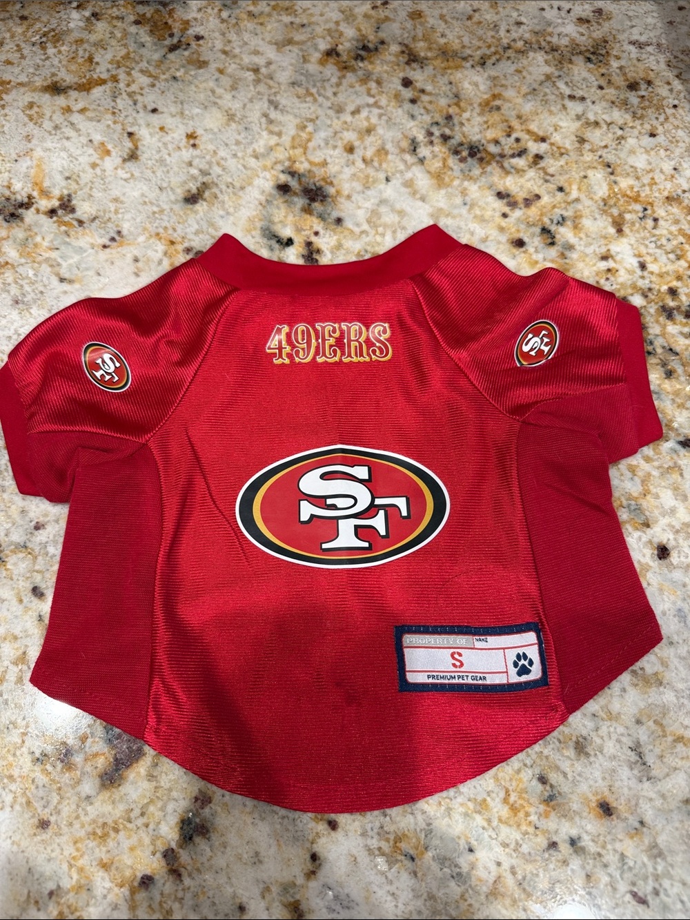 Dog 49ers Team Jersey small